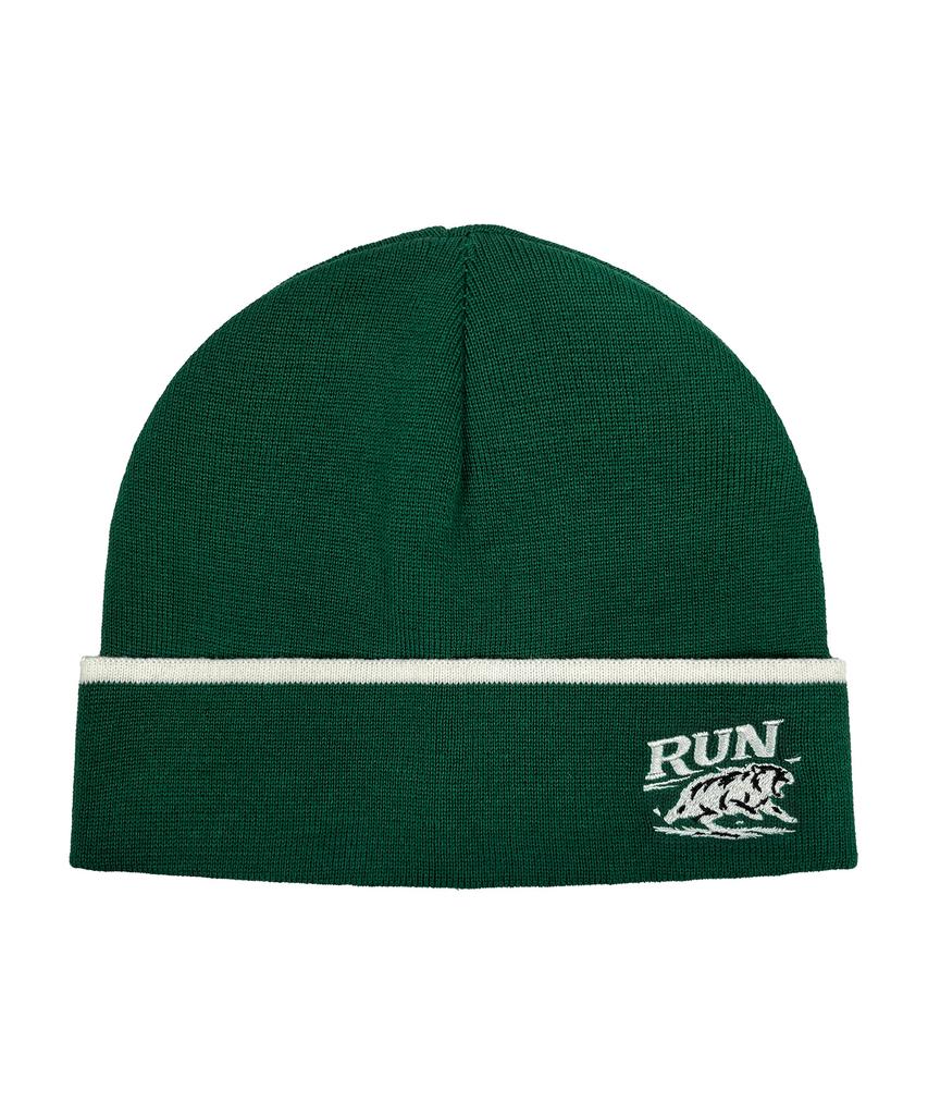 Nyuteib All Day Bear Beanie Big Head Fit - Green Bear