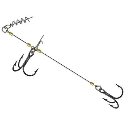 Multi-Depth Pike Stinger Rigs Fishing Hook with Pin Screw Connector Stinger Fishing Rig Hook Fishing Hook Pike Stinger Rigs