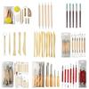 Pottery Clay Tool Kit - 5-Piece Set for Sculpting, Trimming, and Modeling