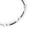 Bracelet - LUXENTER - Dimaran - Zircone brillante - Finition rhodiée - Longueur 18 cm