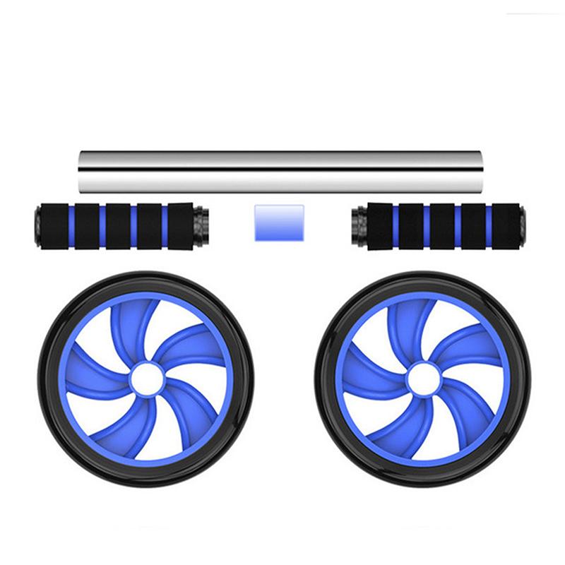 Ab Wheel Roller Bauchrad Trainingsräder Rutschfeste Griffe Fitness Workout Home Gym Trainingsgeräte zum Muskelaufbau