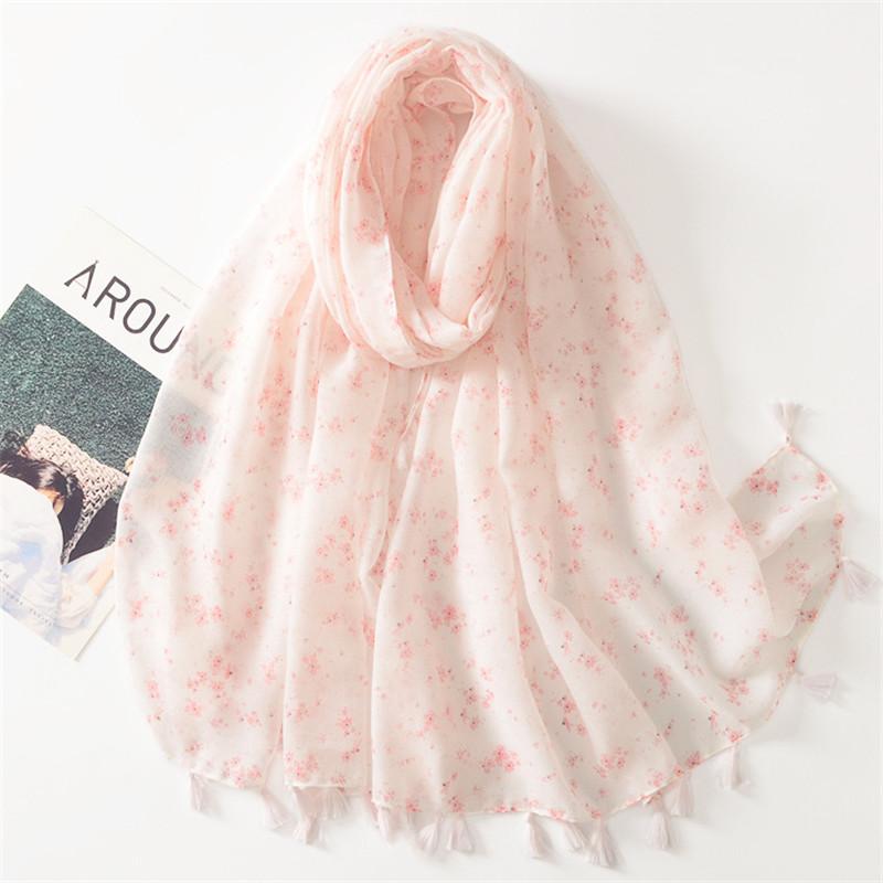 

Fashion Women Spring Autumn Viscose Scarf Shawl Luxury Aztec Geometric Tassel Pashmina Stole Wrap Echarpe Foulards Muslim Hijab