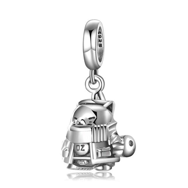 Animal City Wizarding World Life Tools Pendants Genuine 925 Sterling Silver Funny Charms Diy Accessories Fit Bracelet