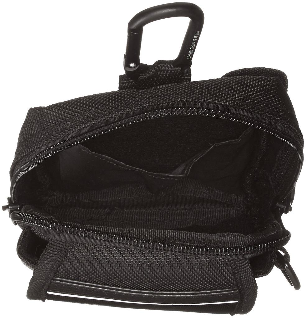 Small Item Case with Reflective Black [Bouken Club] RF-103 Pouch, Lines,