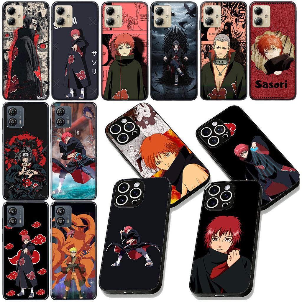 Sasori Narutos Itachi Uchiha Casing Cover for Samsung Galaxy S22 S21 S20 FE Ultra Plus A35 A36 A37 A33 A34 A04 A71 Phone Case