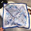 Fashion Square Fashion Foreign Style Small Silk Scarf Women'S Headband Decorative Scarf Dual-Purpose Small Square Scarf New Scarf