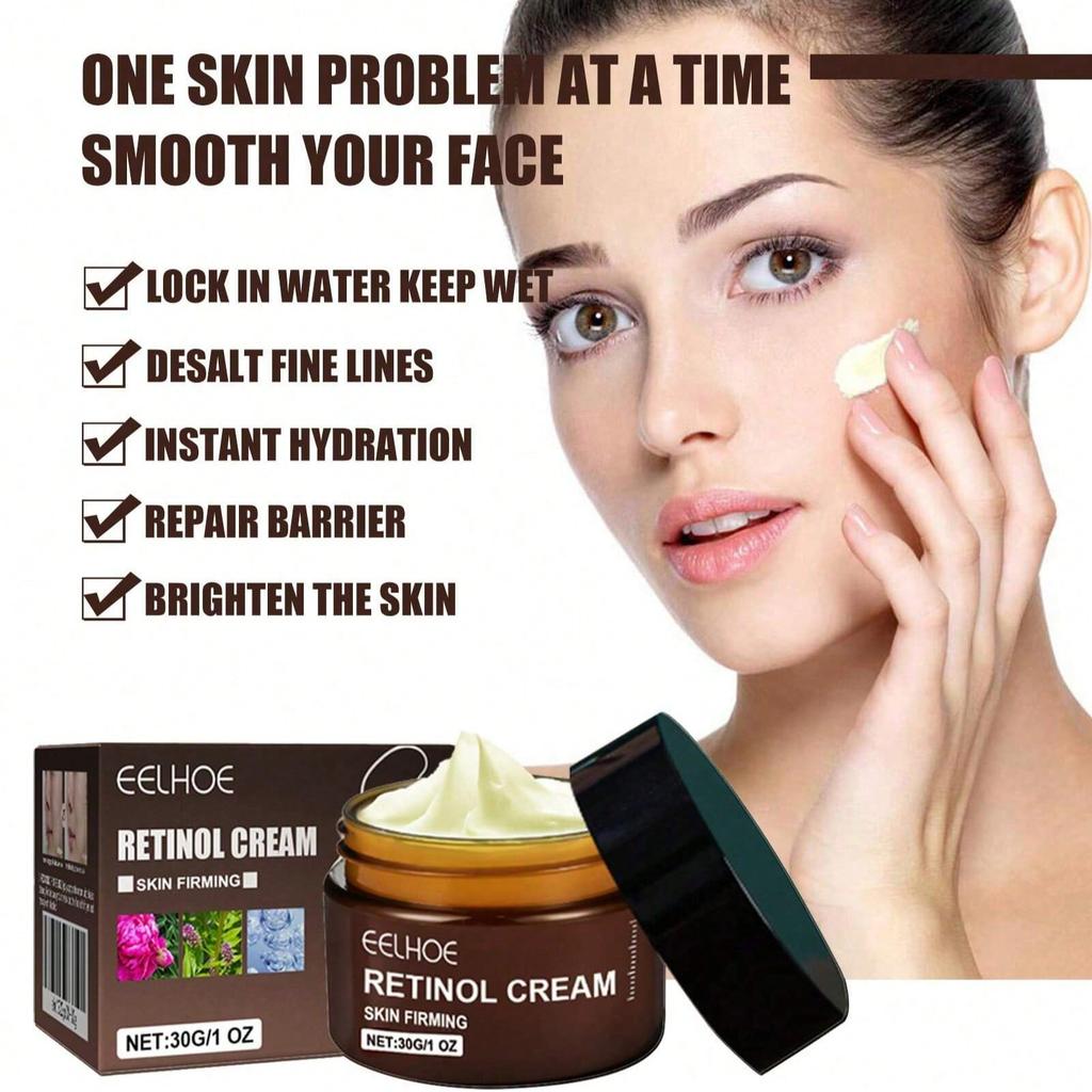 1PC Retinol Cream, Reduces Wrinkles, Tightens And Lifts, Brightens Skin Tone, Moisturizes And Hydrat