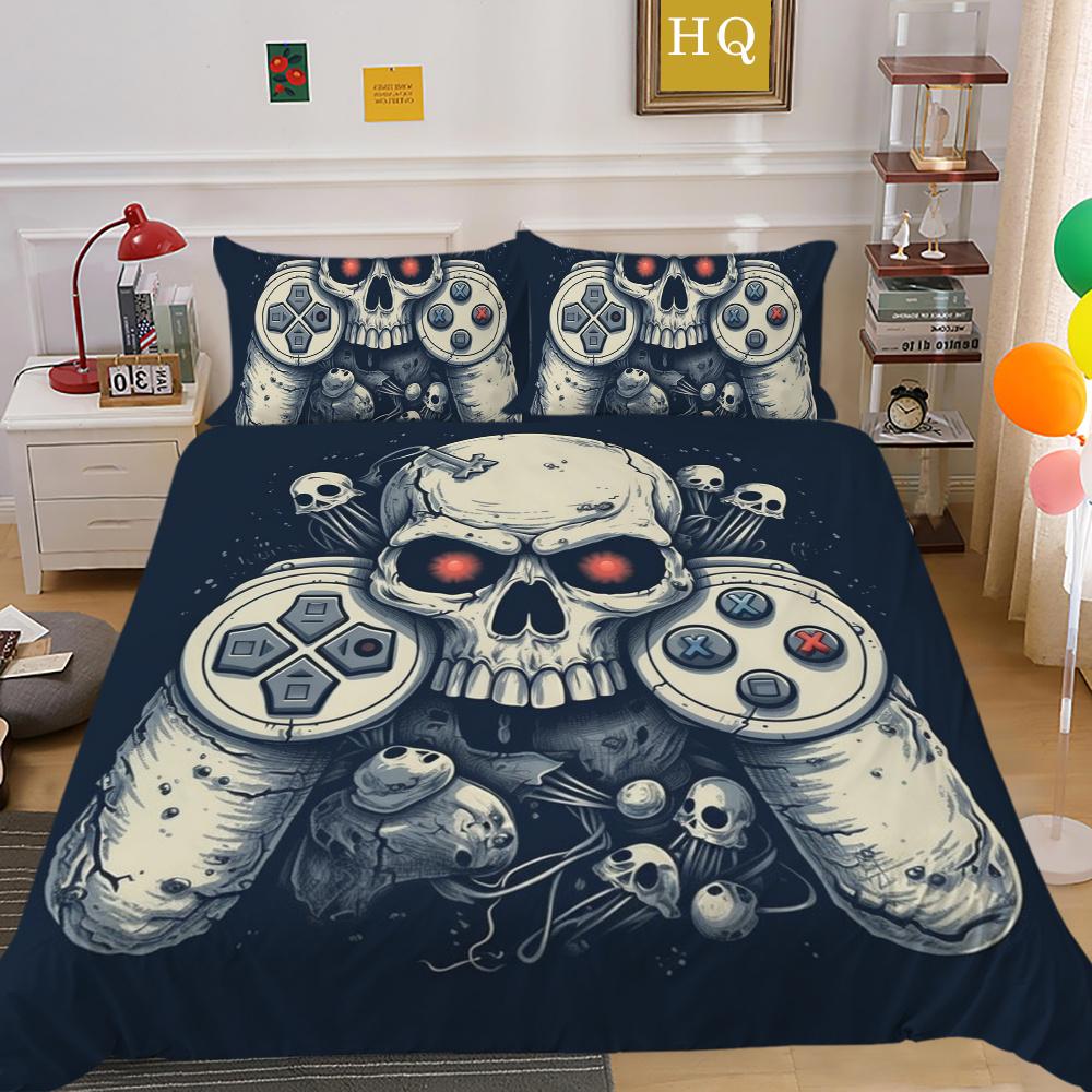 Housse de couette 3D à la mode, couvre-lit de maison, taille Queen, costumes, housse de couette douce, ensembles de literie de luxe