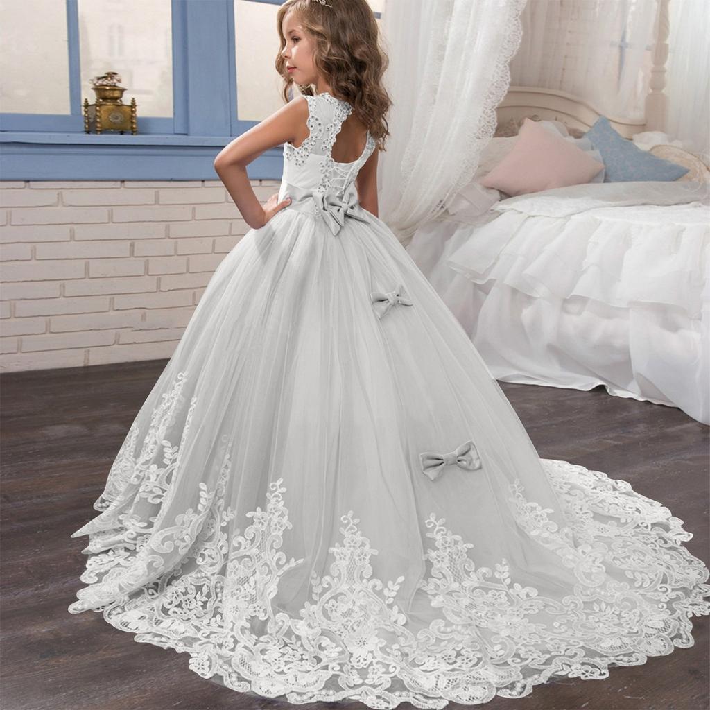 Generisch Tue Tue Robe De Princesse En Dentelle à Manches