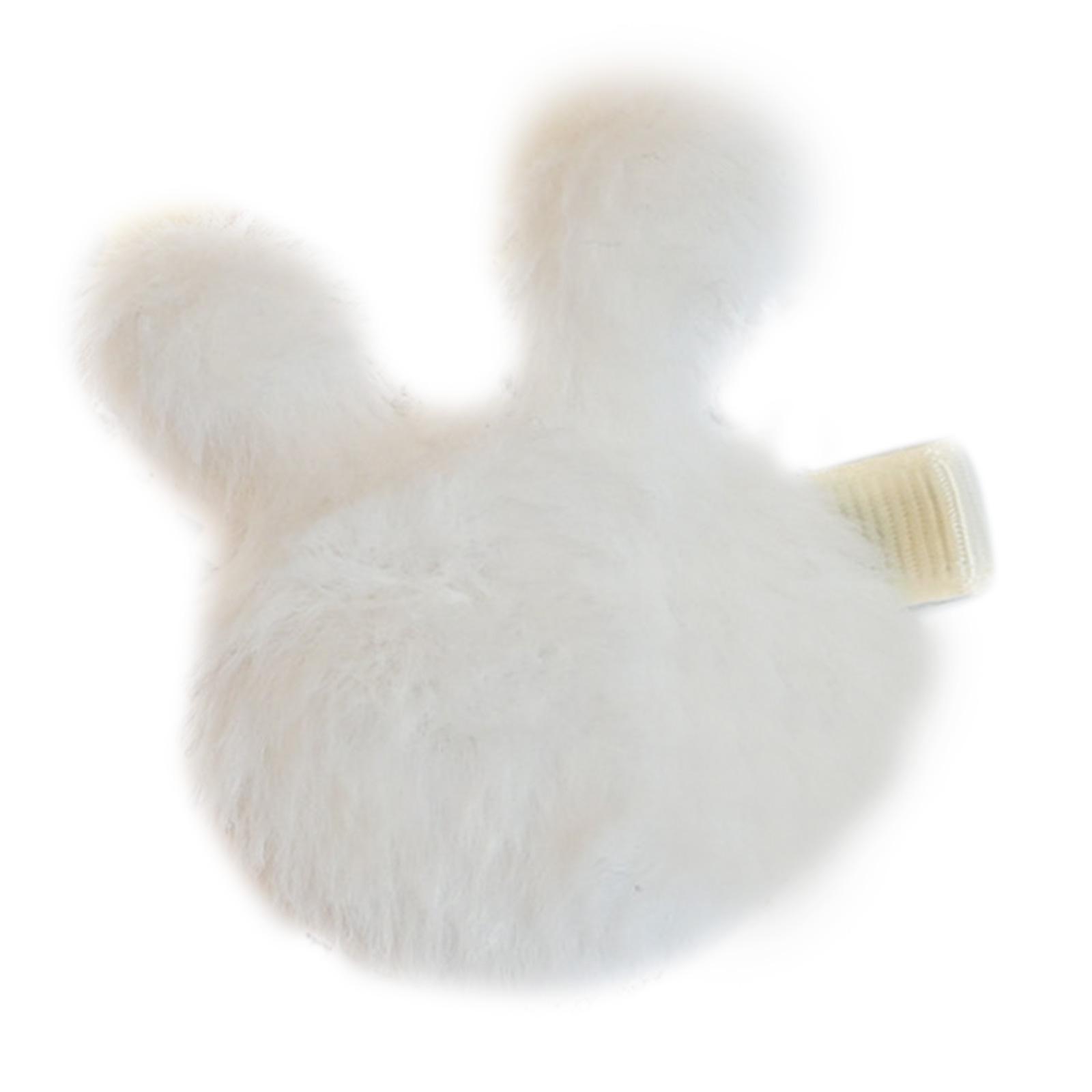 

Bunny Hair Clips Plush Rabbit Hair Barrettes Sweet Cute Hair Pins Cosplays Party Hair Accessories for Women Girls белый