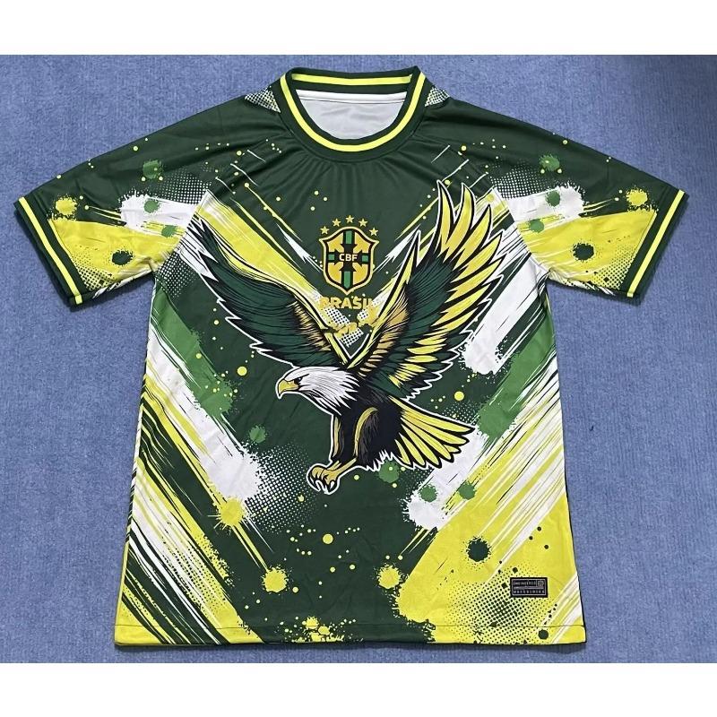 ETST 07 Zomer heren T-shirt, Braziliaans voetbalshirt, City Edition trainingsvoetbalshirt, ademend, lichtgewicht, sneldrogend XL