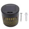 Solar Fence Lights Waterproofing Solar Powered Outdoor Deck Wall Lights Warm Yellow Decorative Lighting for Garden