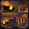 Halloween Handkerzenhalter - Gruselige Fake-Hand Wanddeko für Heimdekoration