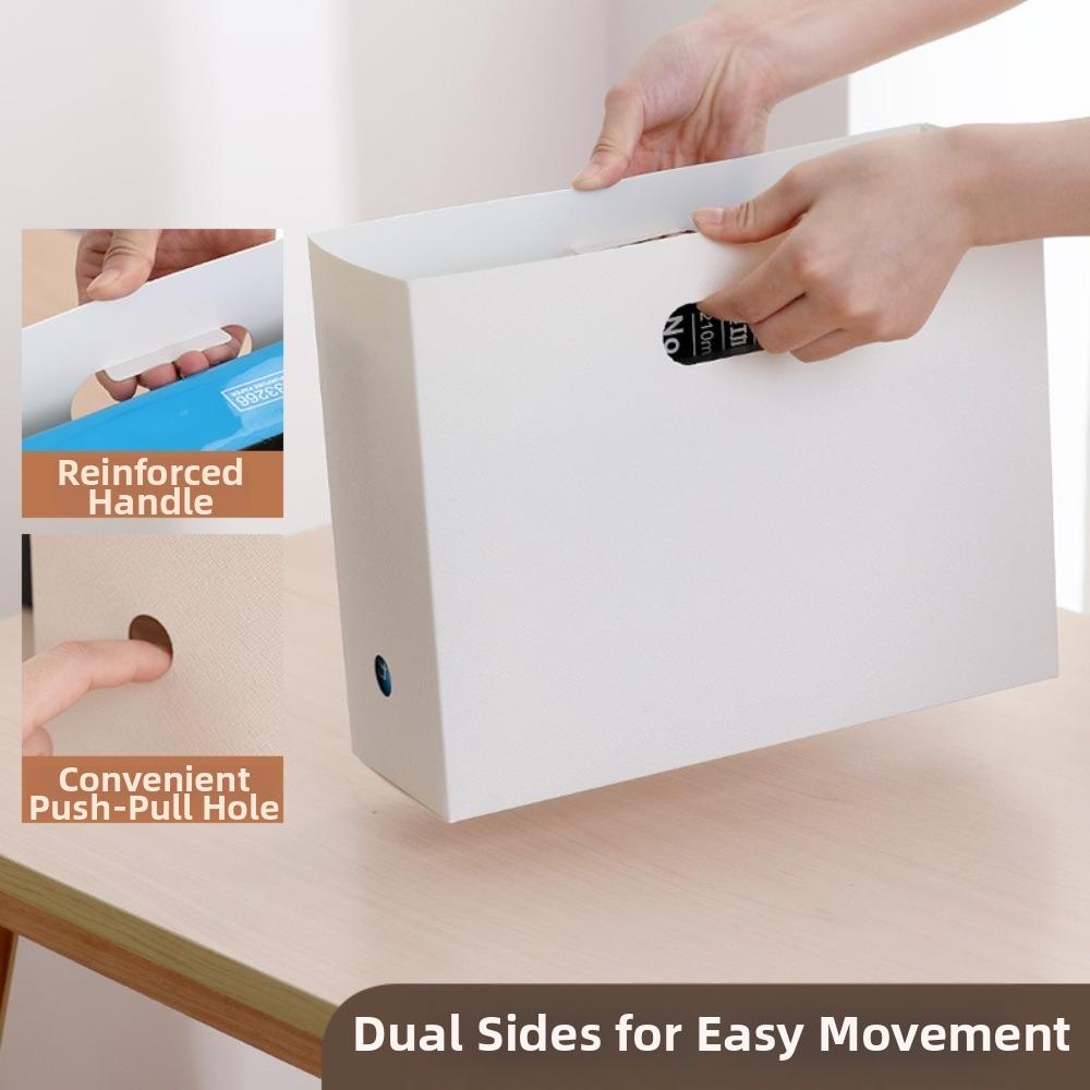 Vertical File Storage Box Multi-functional File Organizer New Desktop Organizer Office Use