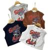 Plus Size Korean Patchwork Tank Top - Women's Sleeveless Slimming Camisole
