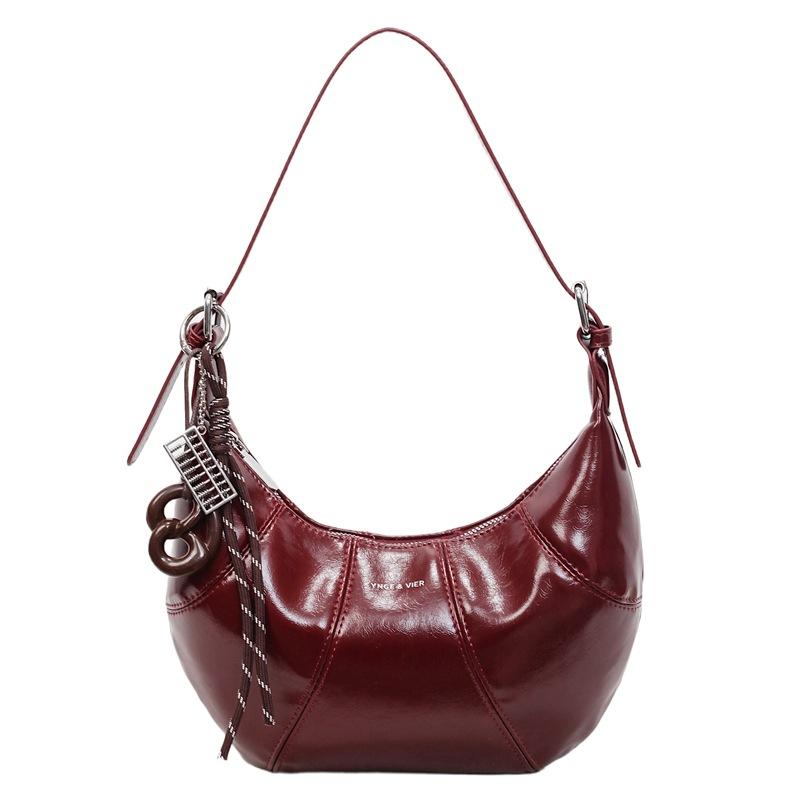Premium Autumn and Winter Maillard Style New Fashion Versatile Messenger Bag Commuter Niche Single Shoulder Dumpling Bag Light Luxury
