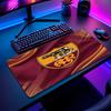 Tappetino per Mouse con Motivo Calcio AS Roma No?Tappetino Mouse da Gioco Antiscivolo con Base in Gomma per Scrivania Ufficio Casa