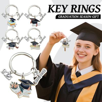 2025 Bakalárska čiapka Kniha Kľúčenka Darček k promócii Prívesok na kľúče