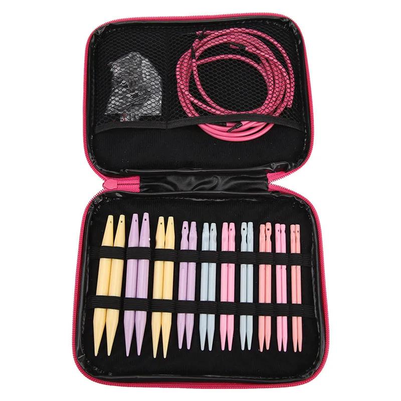 10/13 Pairs Circular Knitting Needles Ring Set Change Head Knitting Needles DIY Knitting Tools Sewing Accessories