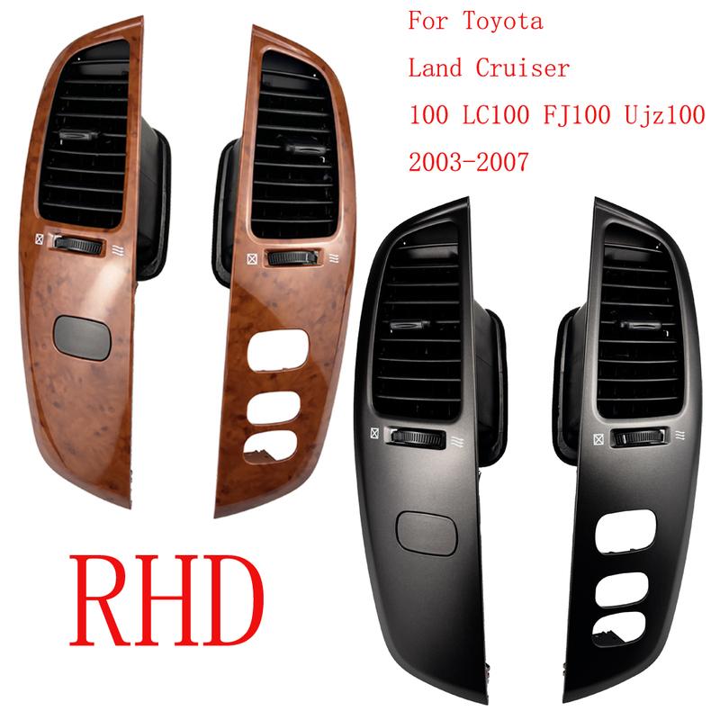 LHD-RHD For Toyota Land Cruiser 100 LC100 FJ100 Ujz100 2003-2007 air vent outlet Dashboard Air Fresh window Vent Panel RHD