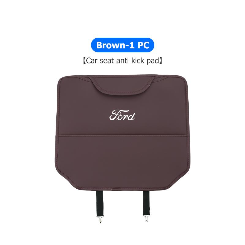 Car Anti Kick Pad Seat Back Storage Bag Organizer Auto Styling Interior Accessories For Ford Escape Ecosport Fusion Explorer