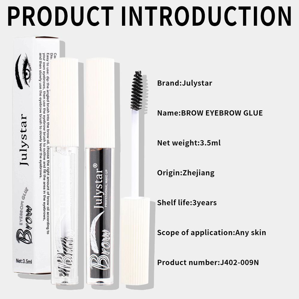 Long-lasting Waterproof Eyebrow Raincoat Styling Eyebrow Glue Non-smudging Natural Three-dimensional Quick-drying Eyebrow Dye Glue