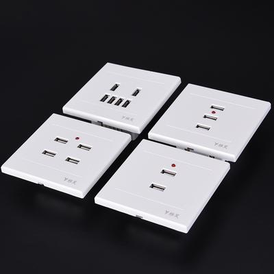 USB DC 2/3/4 /6 Ports 5V 3.1A Elektrisches Wandladegerät Dockingstation Steckdose Steckdosenleiste Schalter Netzteilstecker