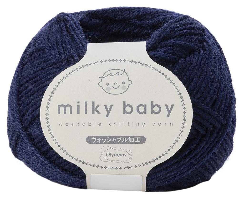 Olympus Milky Baby Hand Knitting Medium Pack of 6 Yarn, Weight, COL. 25, Approx. 40g, 114m,