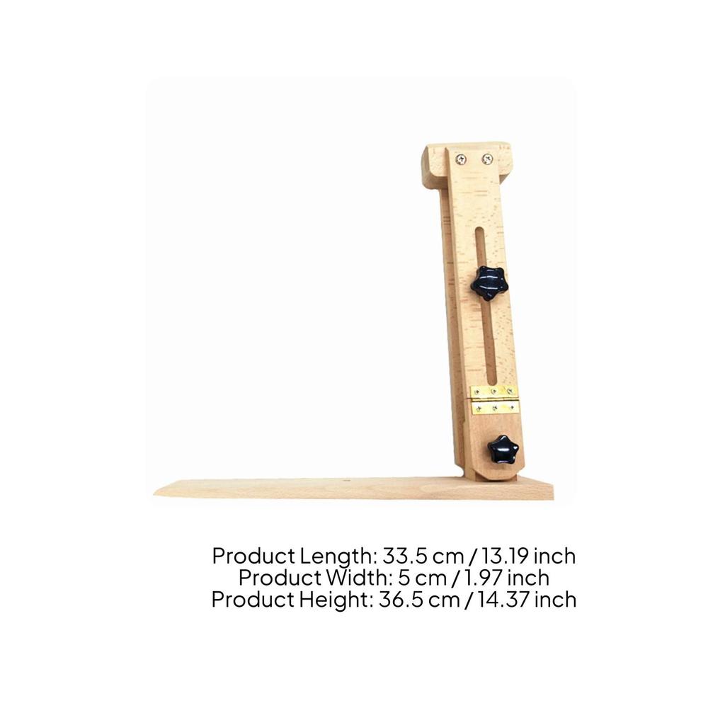 Leather Stitching Holder Adjustable Clamp Wooden Leathercraft