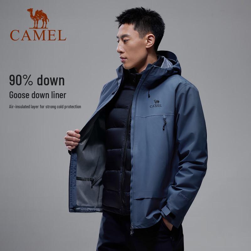 Camel Мужская всесезонная куртка 3-в-1 A15CATR286 L