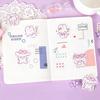 45PCS Kawaii Rabbit Stickers Japanese Style Cute Stickers DIY Scrapbook Sticker Cartoon Bunny Stationery Decals Laptop Diary DIY
