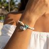 Bohemian Starfish Shell Beaded Bracelet For Women Girls Handmade Rice Beads Conch Bracelets Summer Beach Vacation Party Jewelry