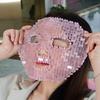 Natural Jade Eye Face Mask Massager Pink Cooling Sleep Eye Facial Mask Relax Sleep Massager Cold Therapy SPA Mask Beauty Tools