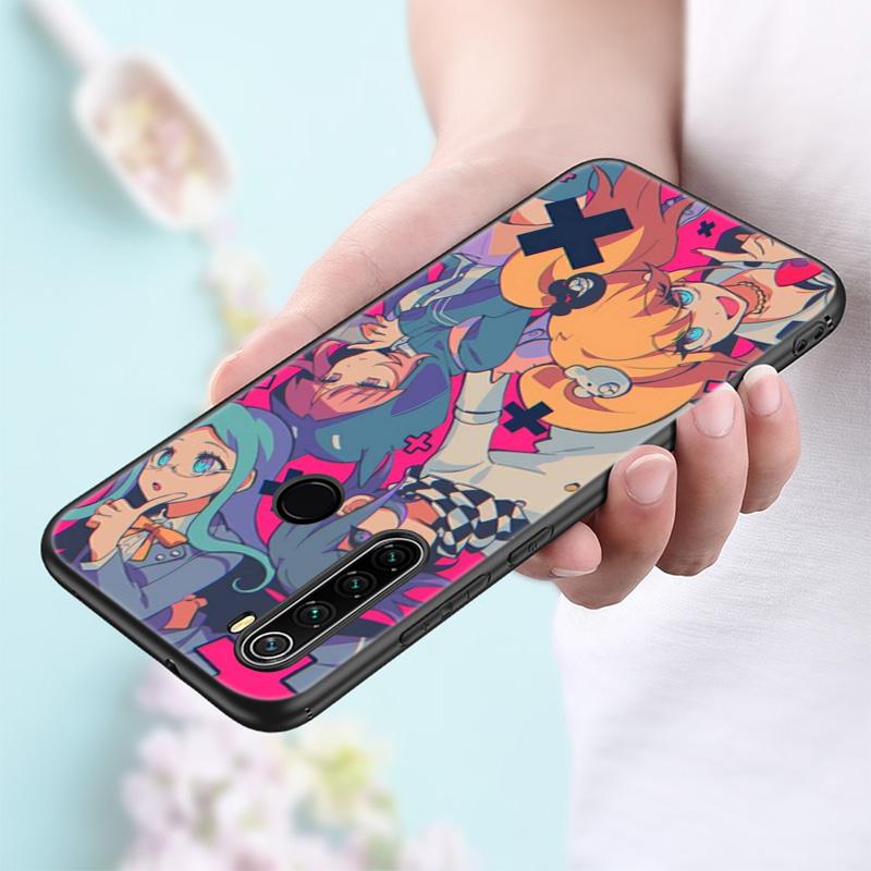 DANGANRONPA Silikonowe Etui na Telefon Dla Xiaomi Redmi Note 11 10 9 8 Pro 11T 10T 10S 9S 8T 9 9A 9C 9T Czarne Miękkie Etui Coque Funda