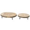 Set of Trays Lifetime Ø 34 X 7.5 Cm Ø 26 X 7.5 Cm Ornamental 2 Pieces