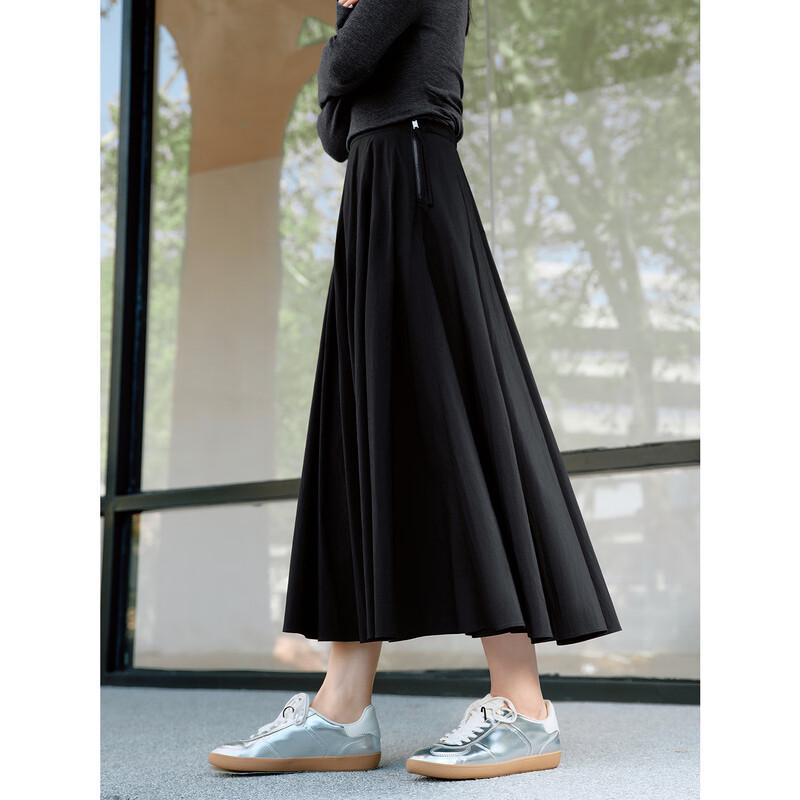 Women's Casual Elastic Waist A-line Skirt