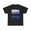 Boston Skyline Graphic T Shirt Cotton Tee Apparel New