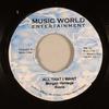 7inch Record MORGAN HERITAGE & SIZZLA / FRANKY J - All That I Want / Is This An Illusi None Music World Ent 2005 Jamaica Reggae, Ska & Dub Used