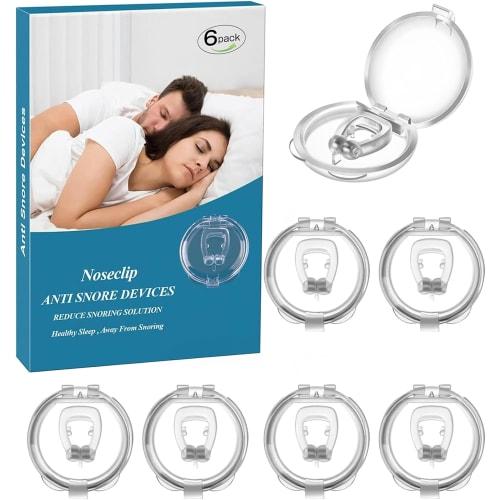 Anti-Snoring Device, Snoring Prevention Nose Clip, Prevents Mouth Breathing, Supports Nasal Breathing, Prevents Sleep Apnea, Reduces Snoring, Prevents