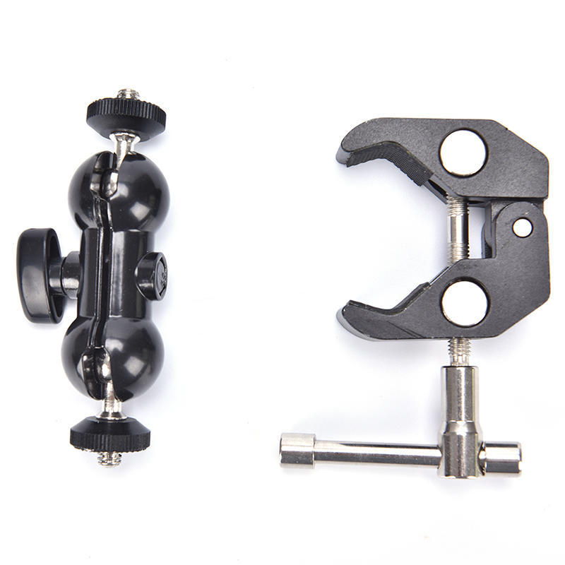 Siyah Top Başlı Braket Yengeç Pençesi Klipsi