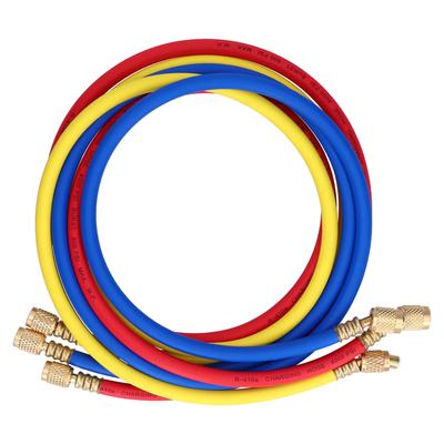 3Pcs AC Charging Hose Detection Liquid Filling Refrigerant Pipe CT360RYBH(R410)1.5meter