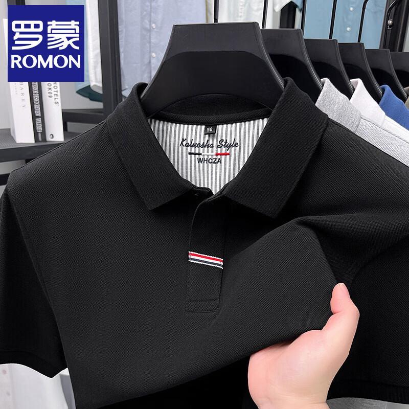 Luomeng Men s 100% Cotton Short Sleeve Polo T-Shirt 4XL