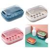 Compact Sealed Soap Container For Gym Goers Water Resistant Plastic Storage Box With Ventilation Holes