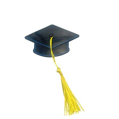 Small Graduation Cap Hair Clip With Tassels Decoration For Women Girls Graduation Party Photo Props
