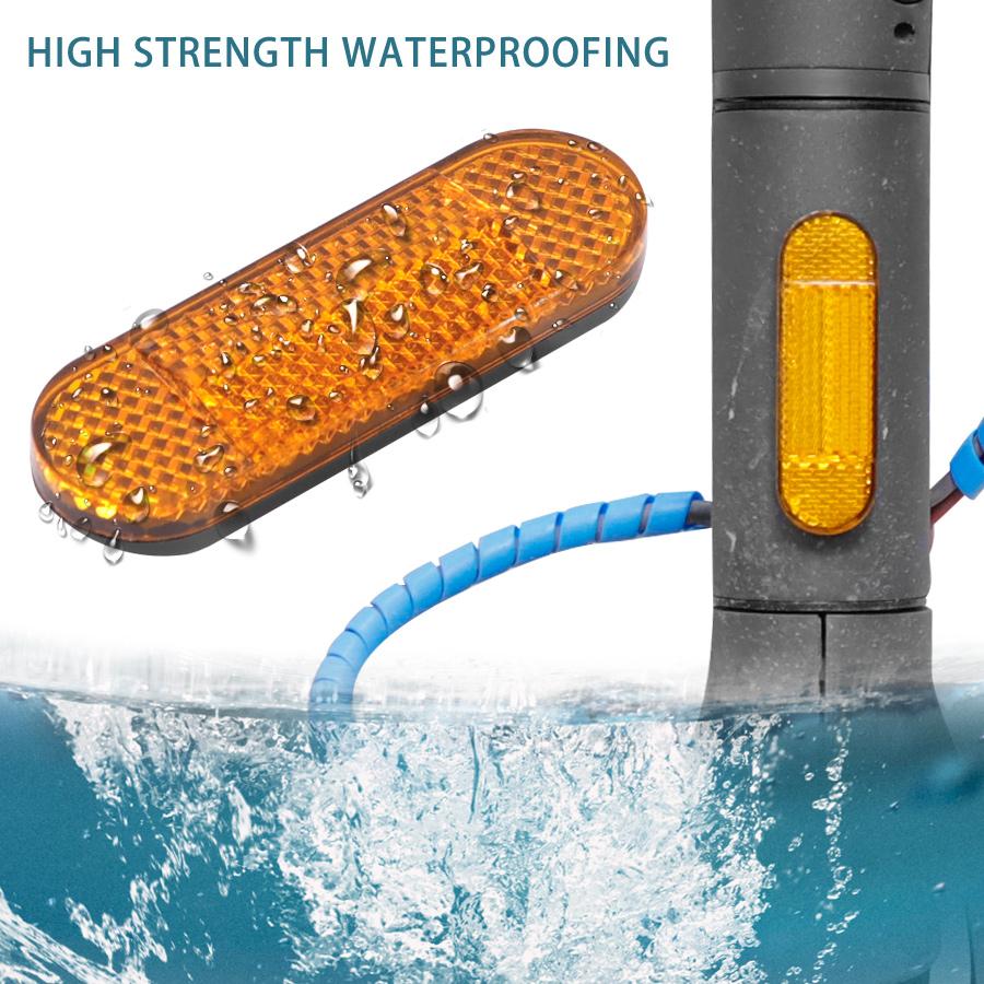 1pcs Safety Front ABS Reflective Tube Night Warning Reflector for Xiaomi 1S Pro Pro2 M365 Electric Scooter Accessories