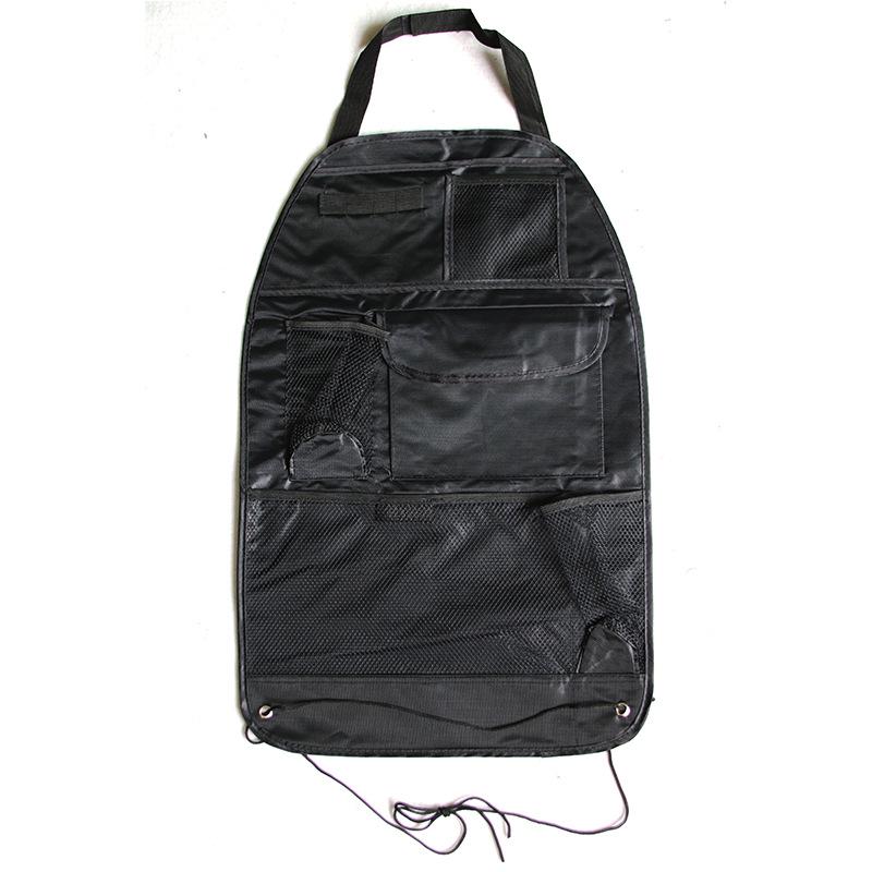 Car Seat Back Multi-Pocket Organizer, Polyester Oxford Cloth, Multi-functional Storage Bag