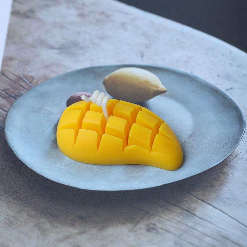 DIY Handmade Silicone Fondant Mold Exquisite Mango-Shape Chocolate Sugar Craft Paste Mold Candle Resin Craft Tools Gift