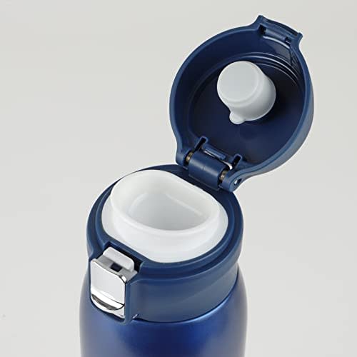 PEARL METAL Mug Bottle, Navy Blue, 650ml, Lightweight, One-Touch Mug, Cafe Mug Porter, HB-4762