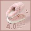 Cixi cotton slippers for autumn and winter new couples non-slip thickened bottom plush warm cotton drag for winter