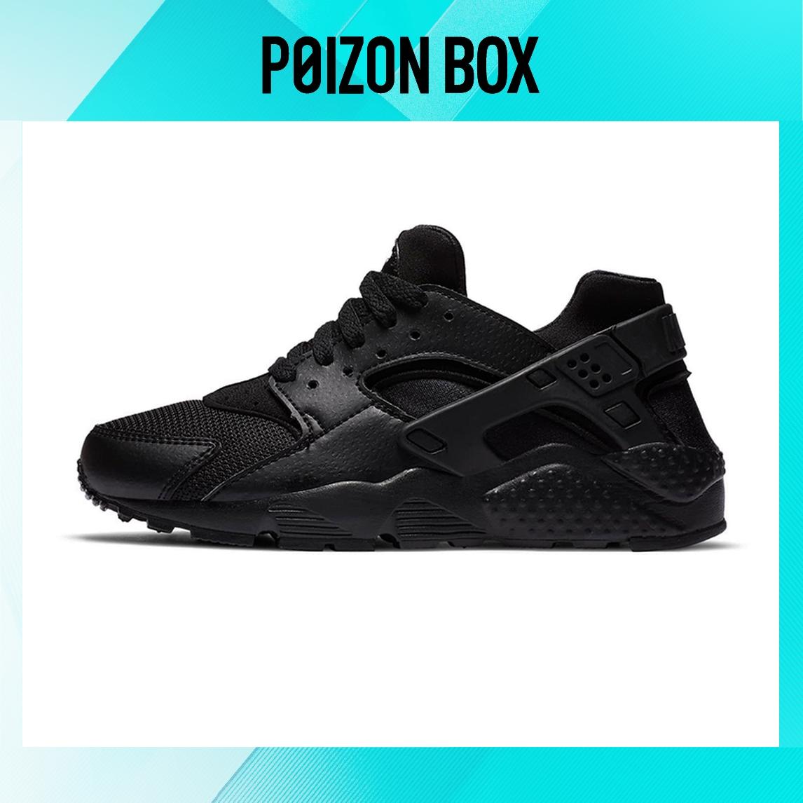 

кроссовки Nike Air Huarache Run Triple Black (2019) (GS) 654275-016